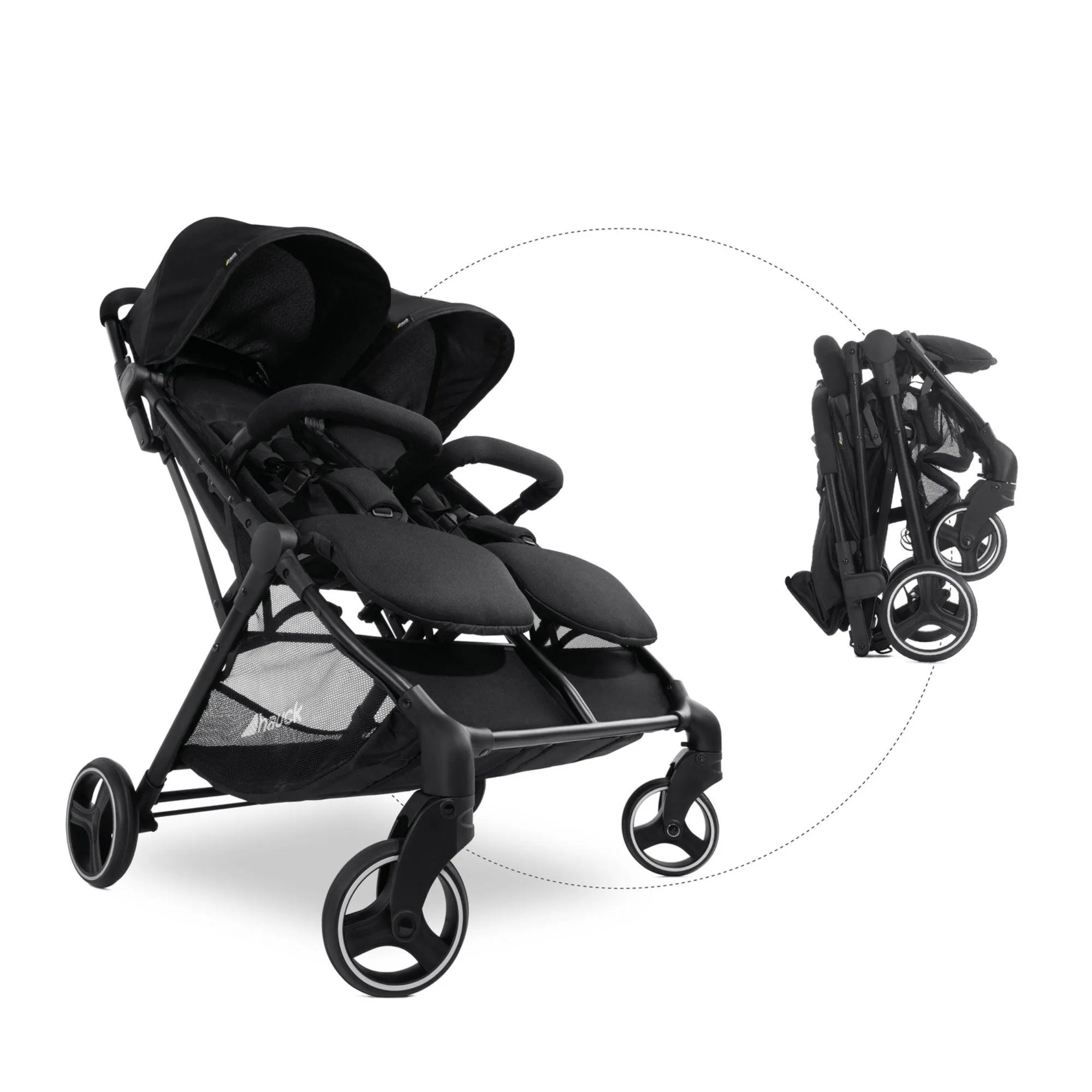 Hauck Swift X Duo Double Pushchair - Black