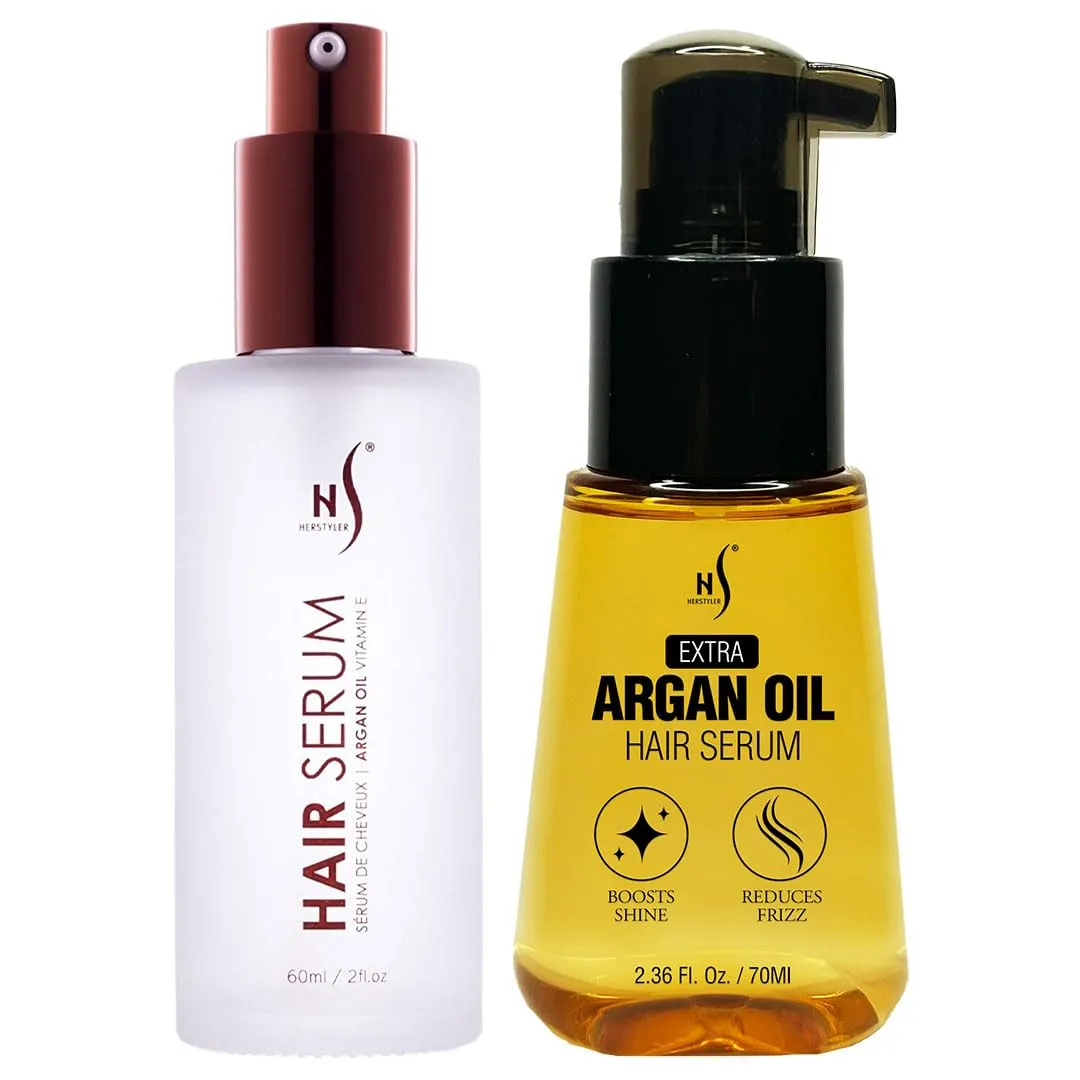 HerStyler Argan Hair Repair Serum Advanced Argan Oil Hair Serum Set