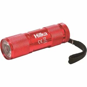 Hilka 1W 60 Lumens Mini Torch Aluminium with Batteries Compact and Powerful Illumination