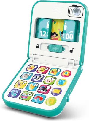HOLA Baby Phone Toys for 1 Year Old Boy Girl, My First Learning Play Phone for Kid, Musical Light up Phone Toys 12 18 24 Month, Toys for 1,2 Year Old Boys Girls,Blue