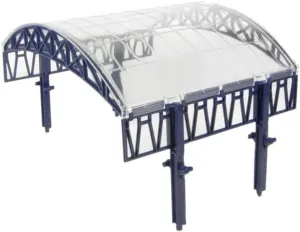 Hornby R334 OO Gauge Station Over Roof - Model Railway Accessories, Miniature Diorama Scenery for Hornby Train Sets - Lifelike Train Station Over Roof Model - Scale 1:76