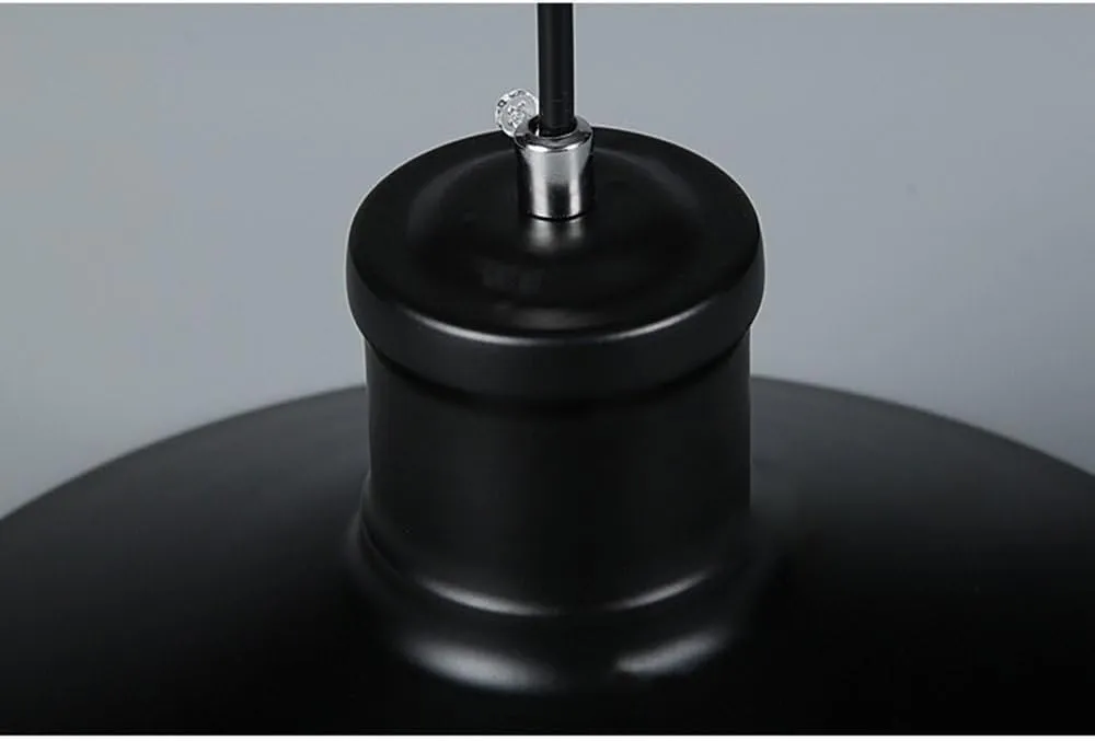Industrial Adjustable Simple Mini Pendant Light Vintage Antique Black Chandelier Pendant Lamp Edision Stuly Ceiling Light(Black)