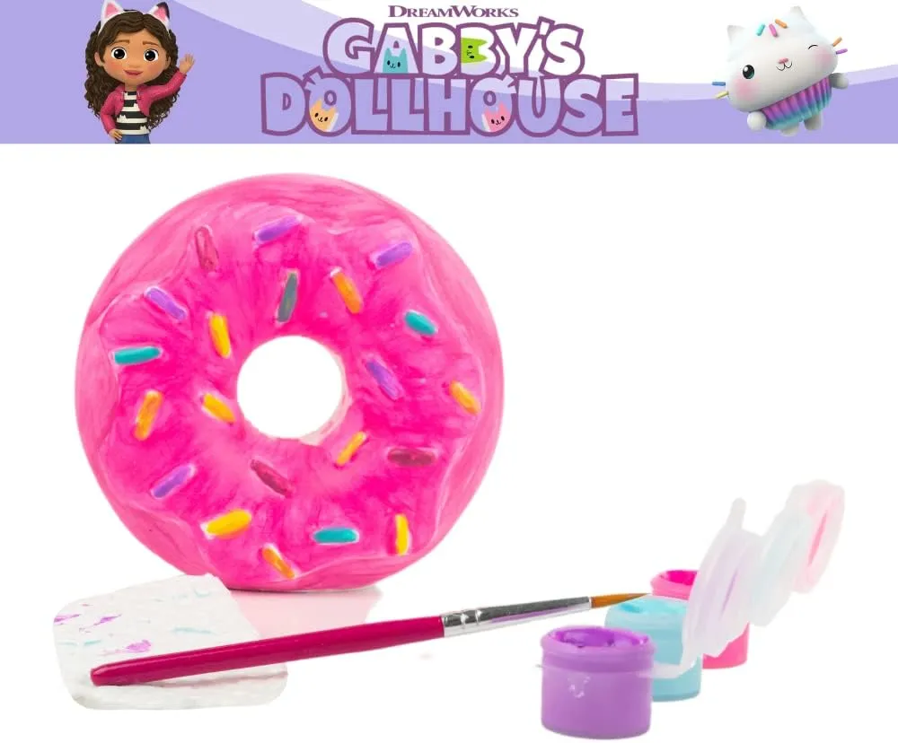 Innovative Designs Gabby’s Dollhouse DIY Paint Your Own Figurines Arts and Crafts Set for Girls