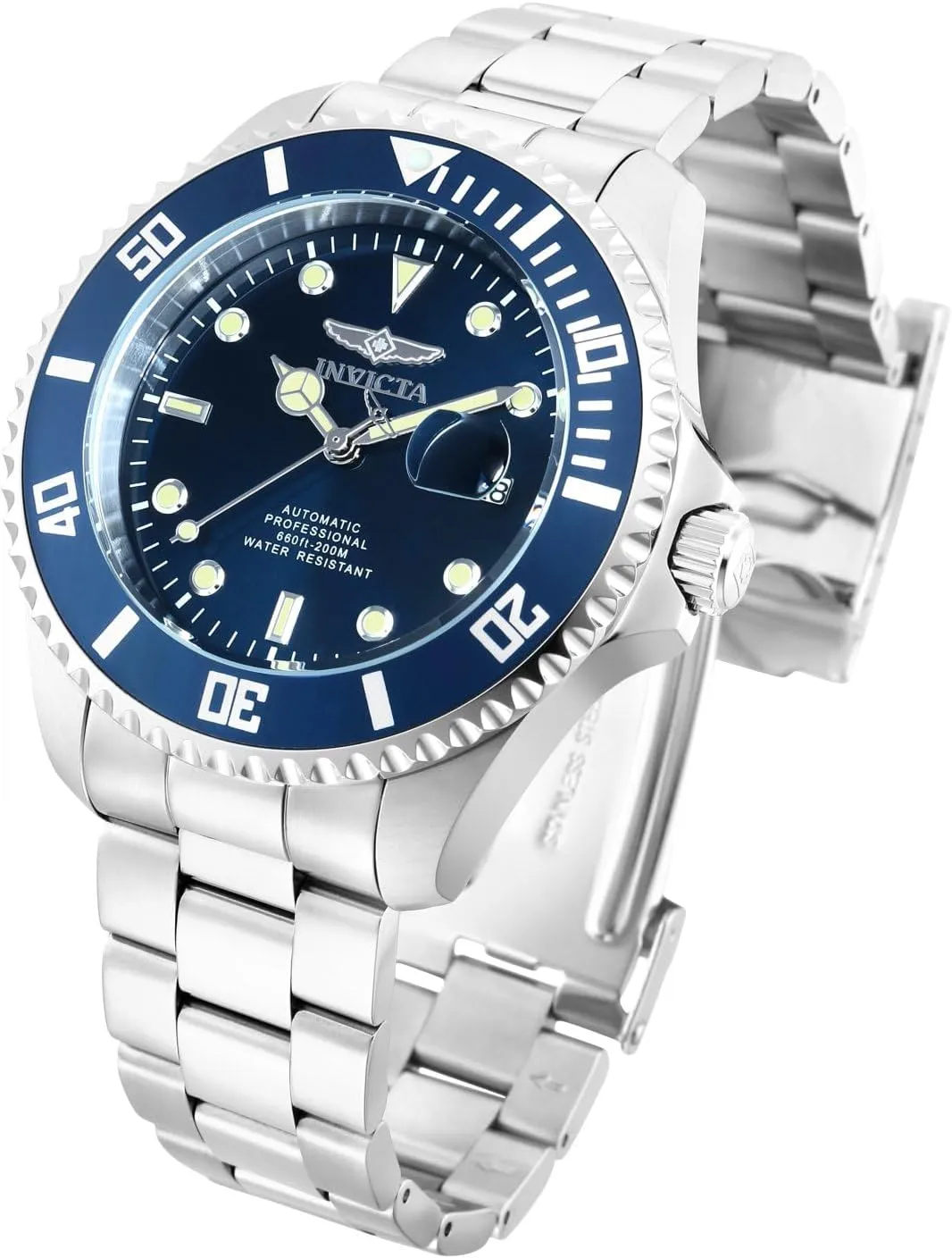 Invicta Automatic Pro Diver Stainless Steel Watch