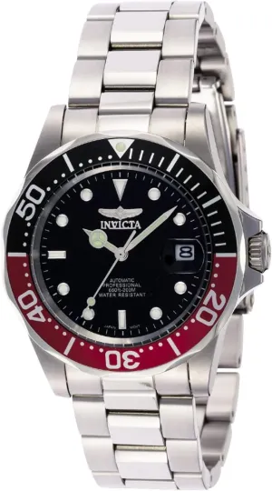 Invicta Pro Diver Unisex Wrist Watch Stainless Steel Automatic Black Dial - 9403