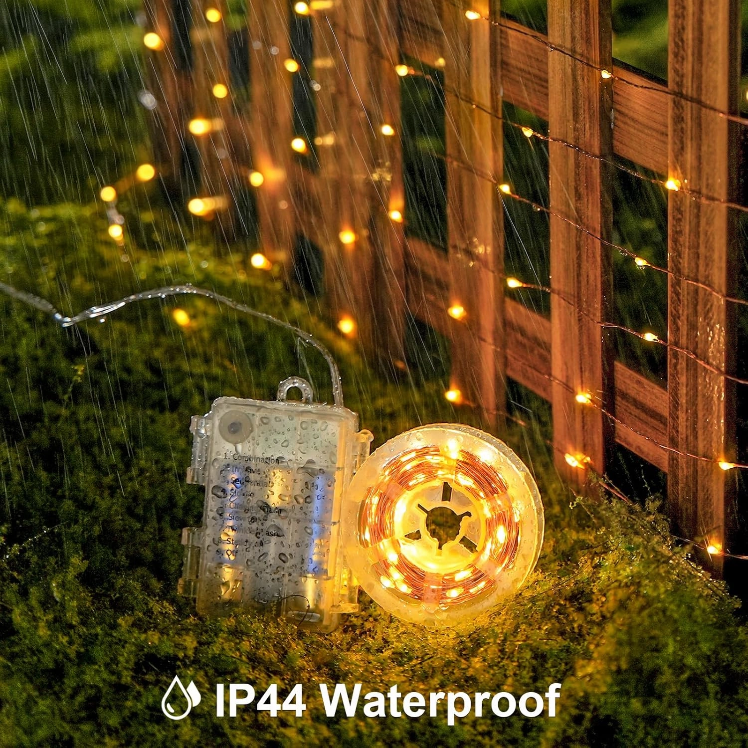 JMEXSUSS 2 Pack Fairy Lights Battery Operated with Remote, Total 400 LED 132ft Battery Powered String Lights, Twinkle Fairy Lights for Bedroom Indoor Outdoor Patio Tree Valentine Decor, Warm White