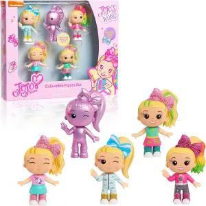 JoJo Siwa 3-Inch Tall 5 Piece Collectible Figures, Kids Toys for Ages 3 Up by Just Play