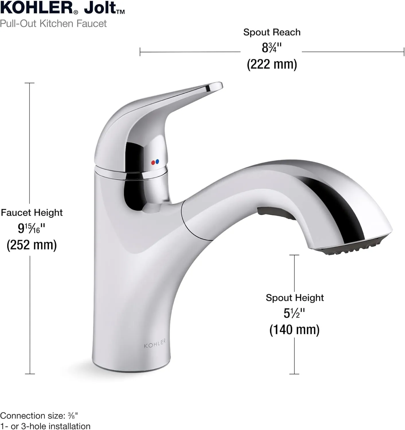 JOLT™ Pull Out Kitchen Faucet