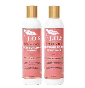 J'Organic Solutions Chébé-Cado Moisturizing Shampoo & Conditioner Set (8 oz)