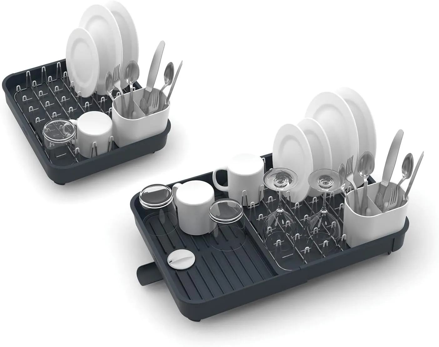 Joseph Joseph Extend Expandable Dish Drying Rack and Drainboard Set , Gray