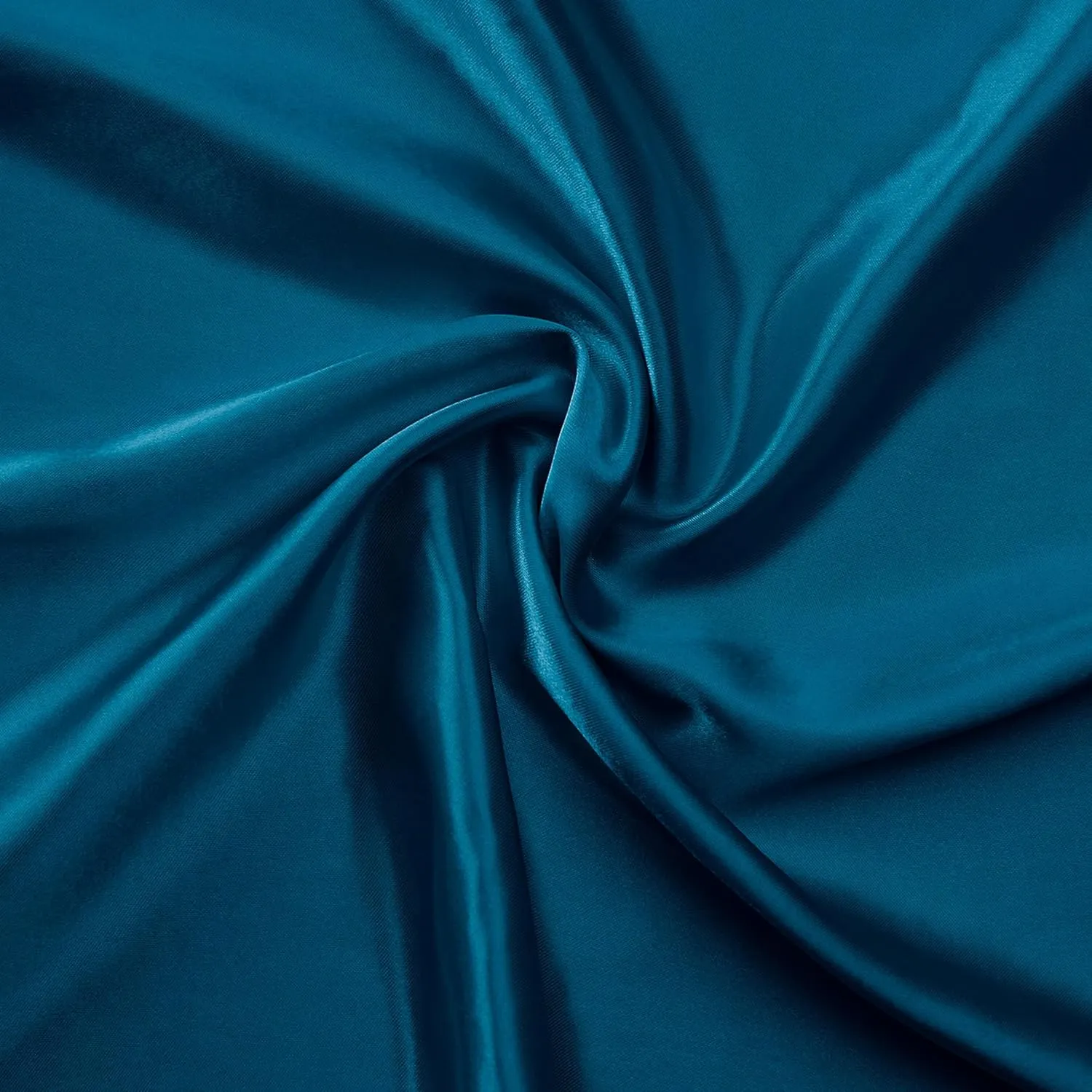 Juicy Couture Twin XL Size Satin Bed Sheet Set, Deep Pocket Silky Satin Twin XL Sheet Set with 1 Fitted Sheet, 1 Flat Sheet, 1 Pillow Case, Wrinkle Resistant and Anti Pilling - Blue