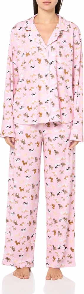 Karen Neuburger Women's Long Sleeve Girlfriend Printed Pj Set