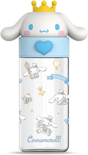 Kawaii Cartoon Water Bottle, 500ML Cute Anime Portable Drinking Bottle for Outdoor, Office, Travel, Birthday Gift