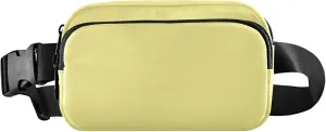 Khaki Fanny Belt Bag Waist Packs Crossbody Bags Bum Bag for Running Hiking Travel Workout Adjustable Strap for Women Men