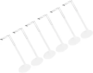 Kisangel 6pcs Doll Display Stand Portable Doll Support Frame for Action Figures Stable Rack Holder Vertical Display for Toys