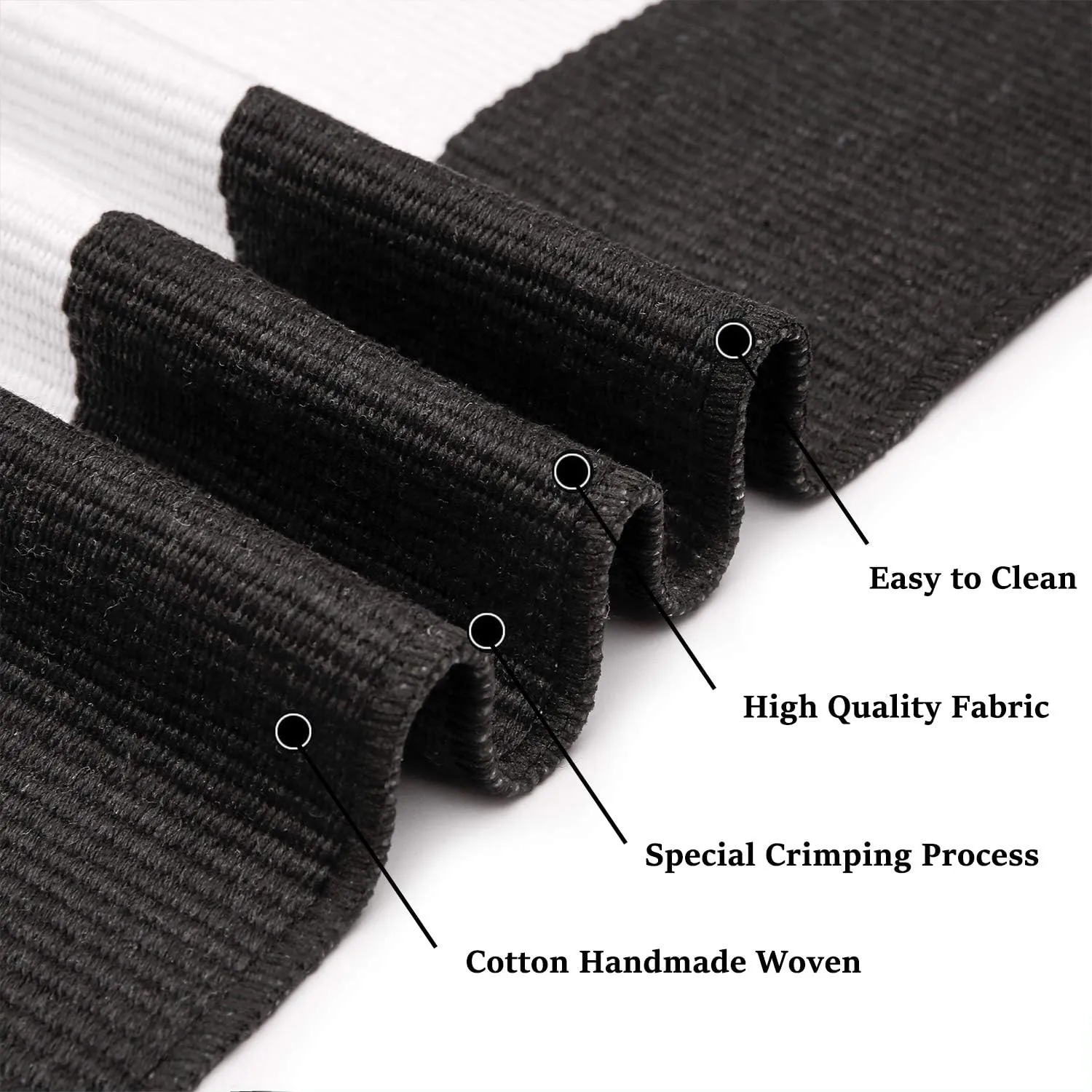 KOZYFLY Black and White Striped Runner Rug 2x6 Ft Washable Hallway Runner Rug Farmhouse Kitchen Rug Hand Woven Cotton Indoor Outdoor Rug for Kitchen Hallway Bedroom Laundry Room