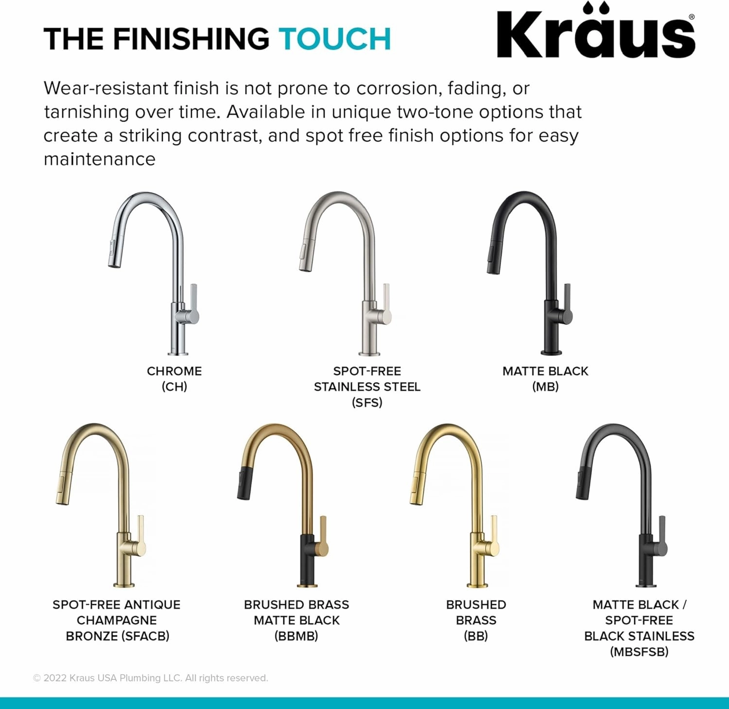 KRAUS Oletto High-Arc Single Handle Pull-Down Kitchen Sink Faucets in Spot Free Black Stainless Steel, Kitchen Faucets with Pull Down Sprayer, KPF-2820MBSFSB