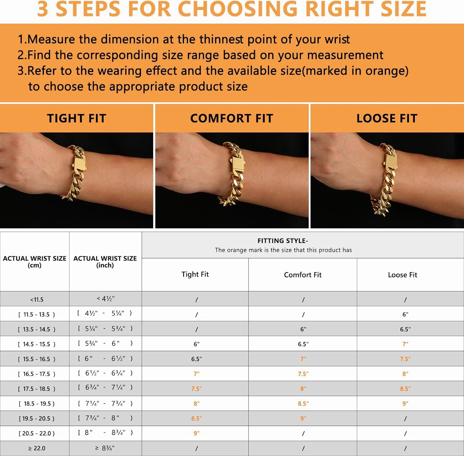 KRKC&CO 12/14mm Cuban Link Curb Bracelet for Men, 18K Gold Miami Bracelets, 𝐃𝐚𝐝 𝐆𝐢𝐟𝐭𝐬 𝐟𝐨𝐫 𝐅𝐚𝐭𝐡𝐞𝐫𝐬 𝐃𝐚𝐲, Durable Urban Street-wear Hip Hop