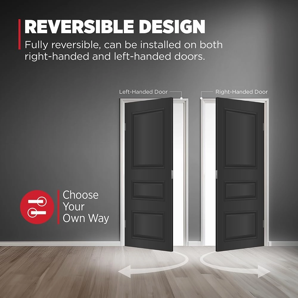 Kwikset Arroyo Knob Interior Privacy Door Knob with Lock, Door Handle For Bathroom and Bedroom, Matte Black Keyless Turn Lock Doorknob, with Microban Protection