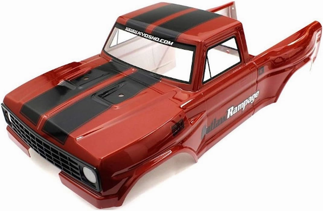 Kyosho OLB003 Decoration Body Set Red : Outlaw Rampage PRO / T2