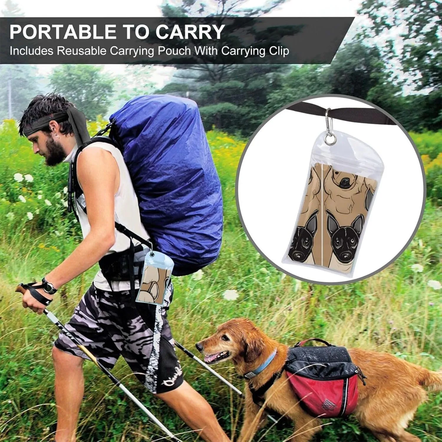 Labrador Retriever Dogs Premium Compact Microfiber Travel Towel-Featherlight & Quick Dry,Sand-Resistant Beach Towel for Swimming,Camping,Vacation Essentials with Carry Pouch