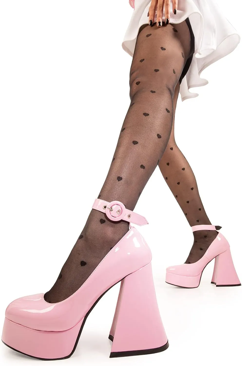 LAMODA Women's Platform Court Shoe