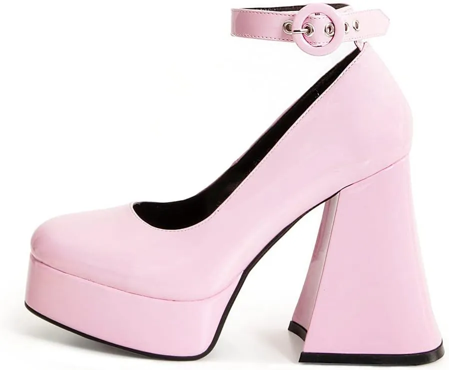 LAMODA Women's Platform Court Shoe