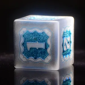 LANGWEI Role Playing Dice, Pretty Grey Opal D&D Dice Set, Dungeons and Dragons Polyhedral Dice Set for Table Games, TRPG, Creative Gifts