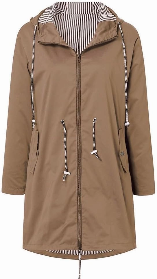 LCMTWX Women Oversized Fleece Lined Raincoat Windproof Outdoor Coat Plus Women's Coat Outdoor Mountain Jackets Rain Jacket