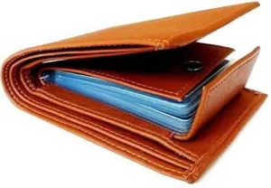 Leather Wallet For mens (Brown)