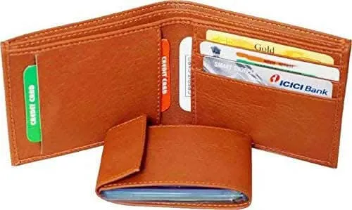 Leather Wallet For mens (Brown)