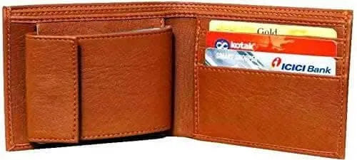 Leather Wallet For mens (Brown)