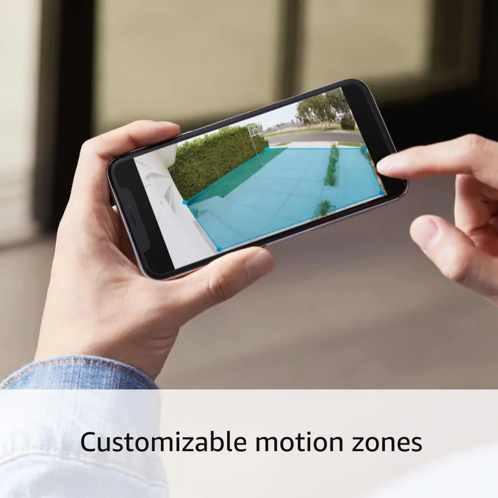 Like-New Ring Spotlight Cam Pro, Battery | 3D Motion Detection, Two-Way Talk with Audio , and Dual-Band Wifi (2022 release) - White