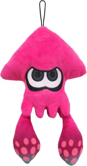 Little Buddy Splatoon 1437 Pink Inkling Squid Stuffed Plush, "9"""
