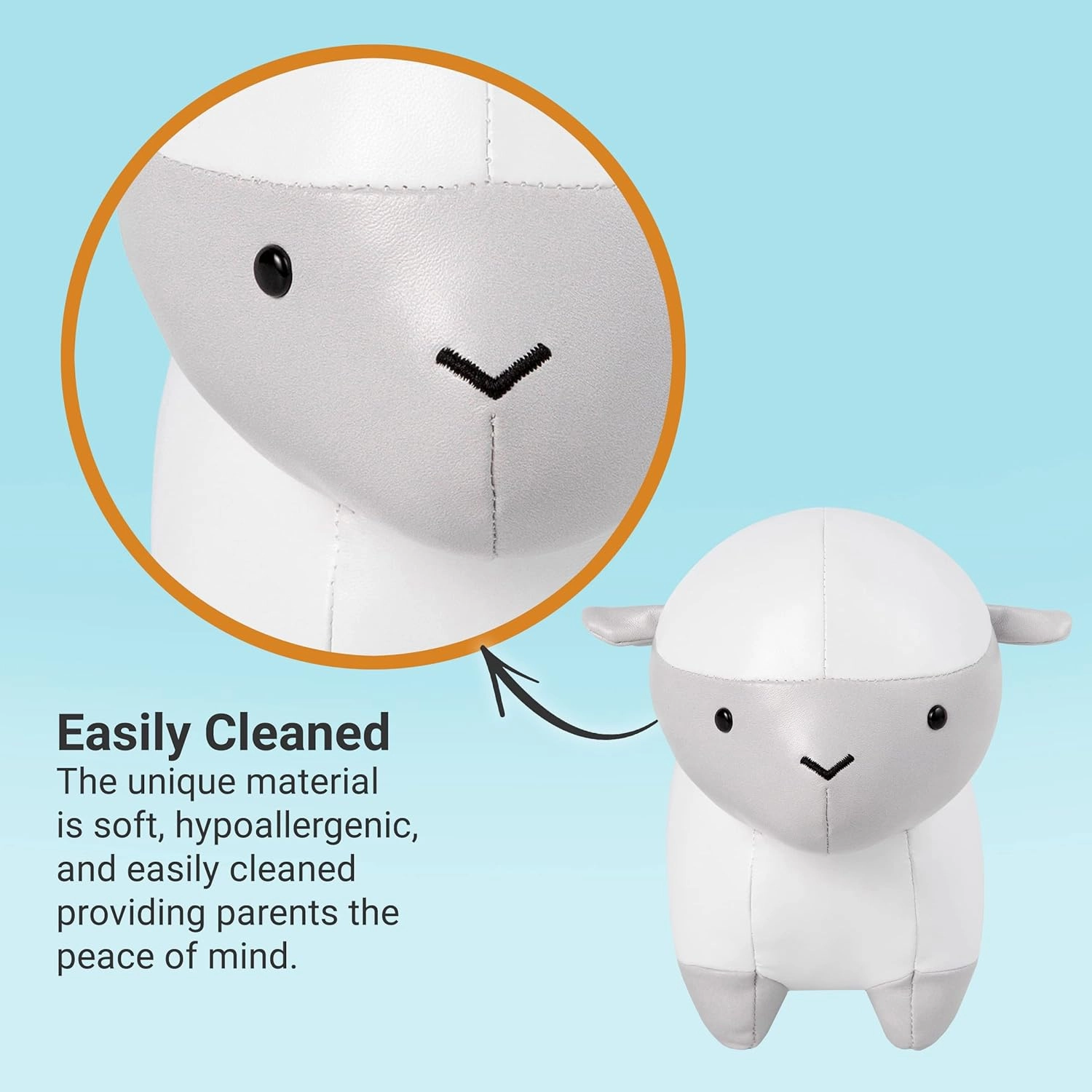 Little Big Friends Musical Friends | Pull String Cord Musical Toy for Baby | Special Stuffed Animal | Easy to Clean | Simon The Sheep