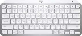 Logitech MX Keys Mini Minimalist Wireless Illuminated Keyboard, Compact, Bluetooth, Backlit, USB-C, Compatible with Apple macOS, iOS, Windows, Linux, Android, Metal Build - Pale Gray