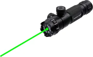 LS-300 Shockproof 532nm Tactical Green Laser Sight, Rifle Gun Scope – Includes 20mm Picatinny Rail, 1” Barrel Mounts and Remote Pressure Switch