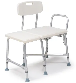 Lumex Bariatric Tub Transfer Bench, Heavy-Duty Shower & Bathtub Chair, Extra-Wide Seat, 600 lb. Limit