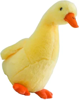 LUOZZY Duck Stuffed Animal Plush Toys for Kids Soft Lovely Duck Animal Doll for Home Nursery Room (32CM Yellow)