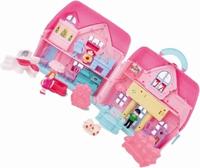 Luxurious Boys and Girls Fantasy Toy Doll House Kit Creative DIY Toy Plastic Portable Mini Random