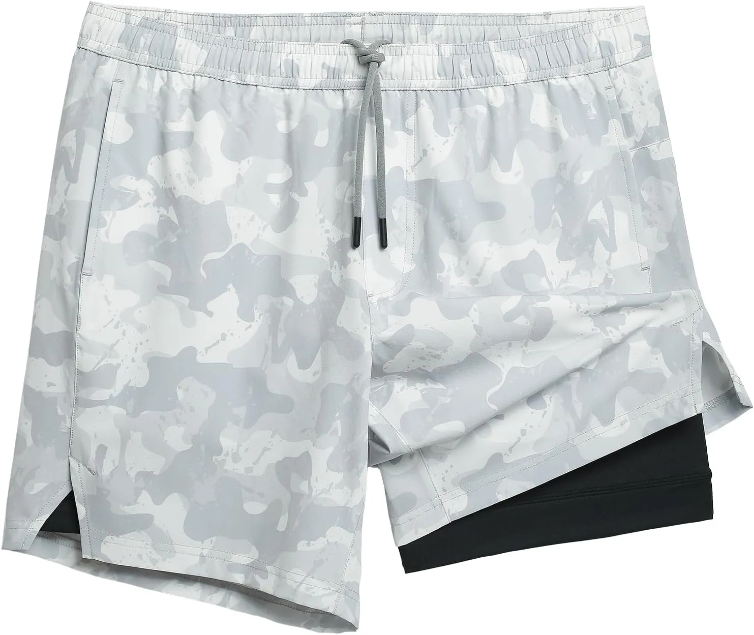 maamgic Gym Shorts for Men 7 inch with Liner Stretch 2 in 1 Workout Shorts Men Quick Dry Athletic Shorts