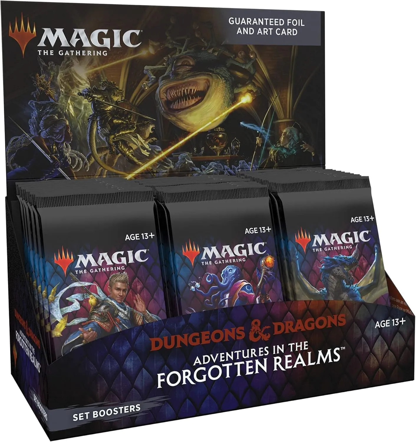 Magic: the Gathering Adventures in the Forgotten Realms Set Booster Box, 30 Packs, for Ages 13 
