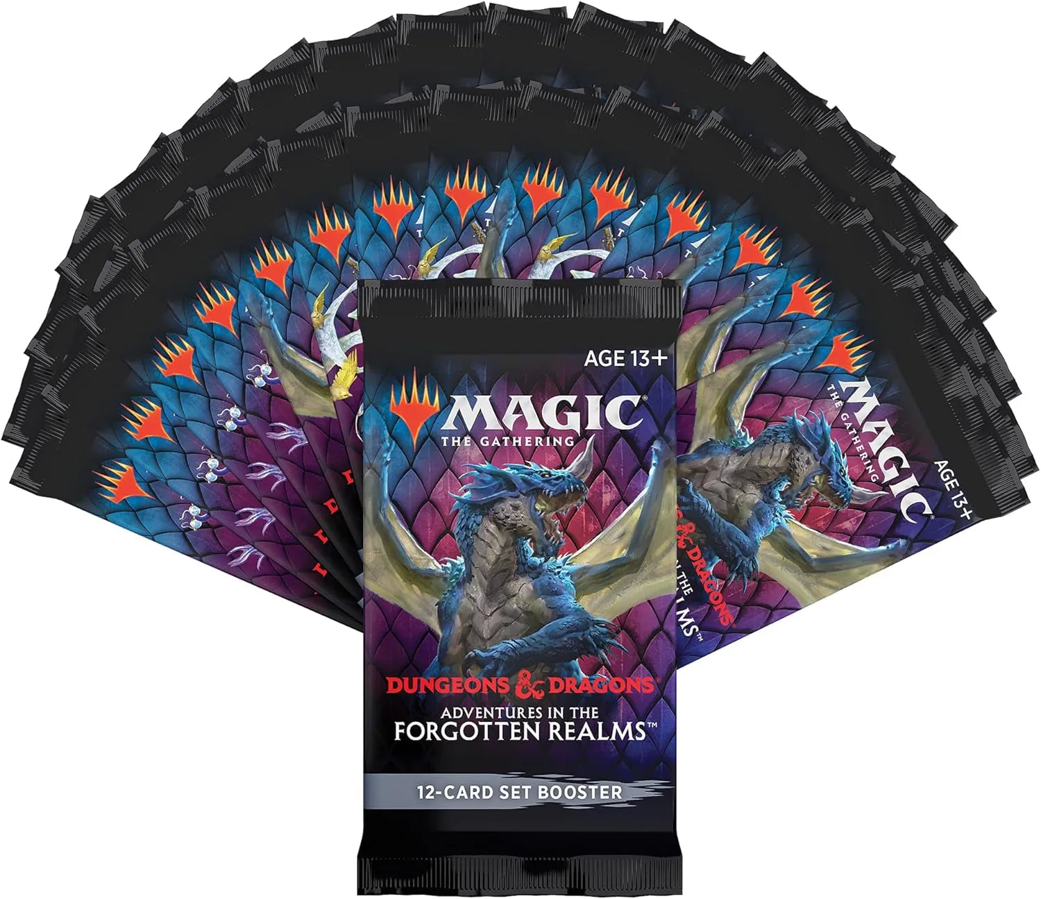 Magic: the Gathering Adventures in the Forgotten Realms Set Booster Box, 30 Packs, for Ages 13 