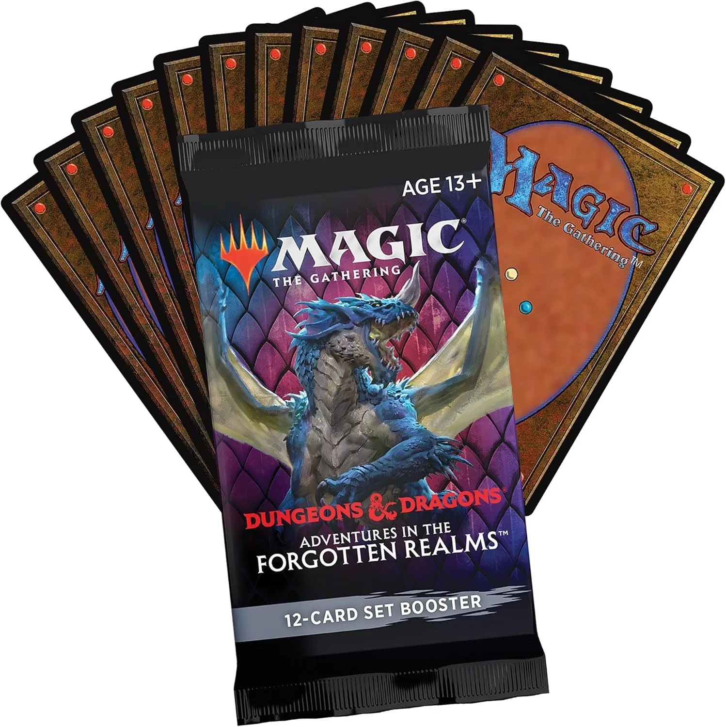 Magic: the Gathering Adventures in the Forgotten Realms Set Booster Box, 30 Packs, for Ages 13 