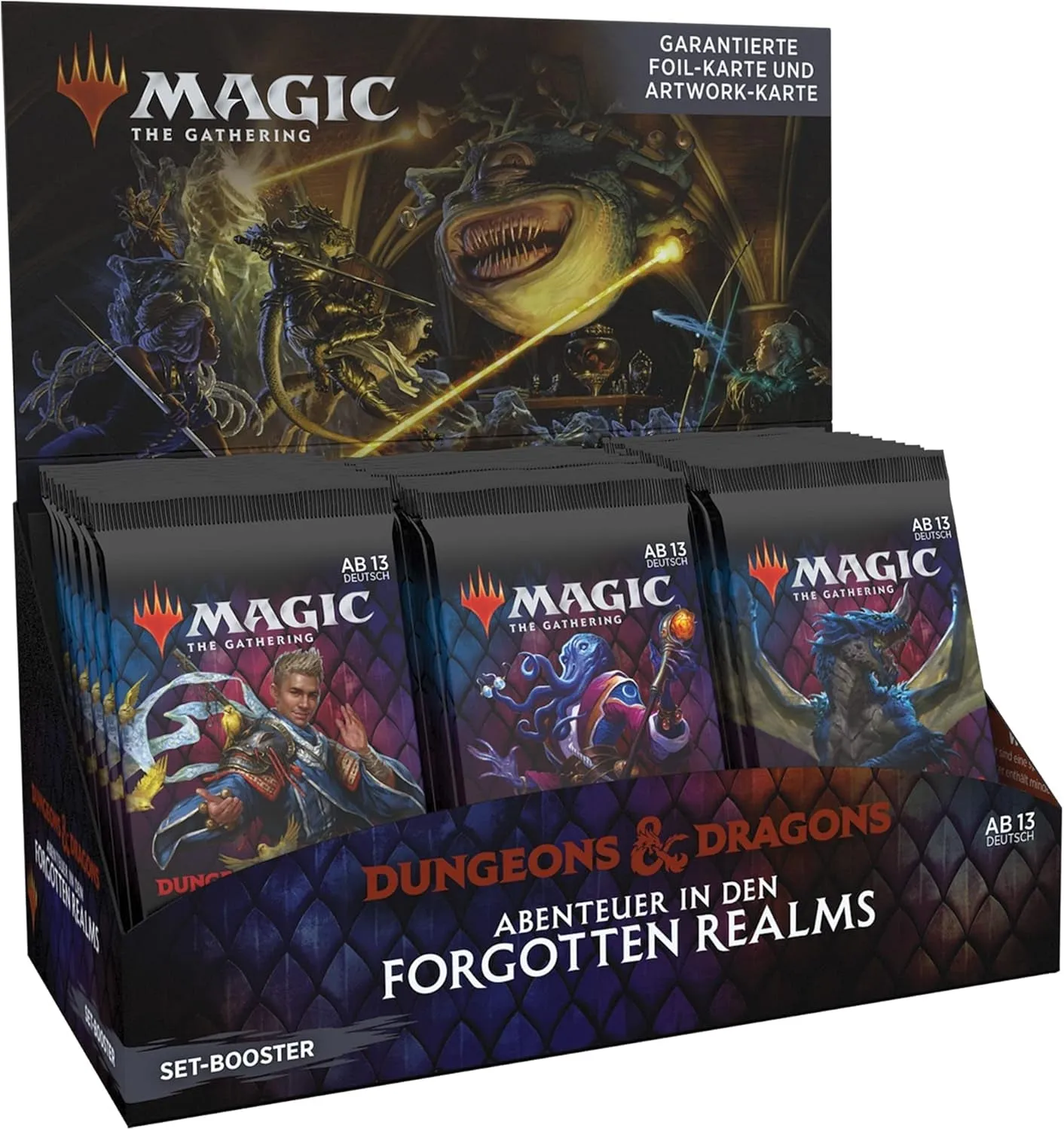 Magic: the Gathering Adventures in the Forgotten Realms Set Booster Box, 30 Packs, for Ages 13 