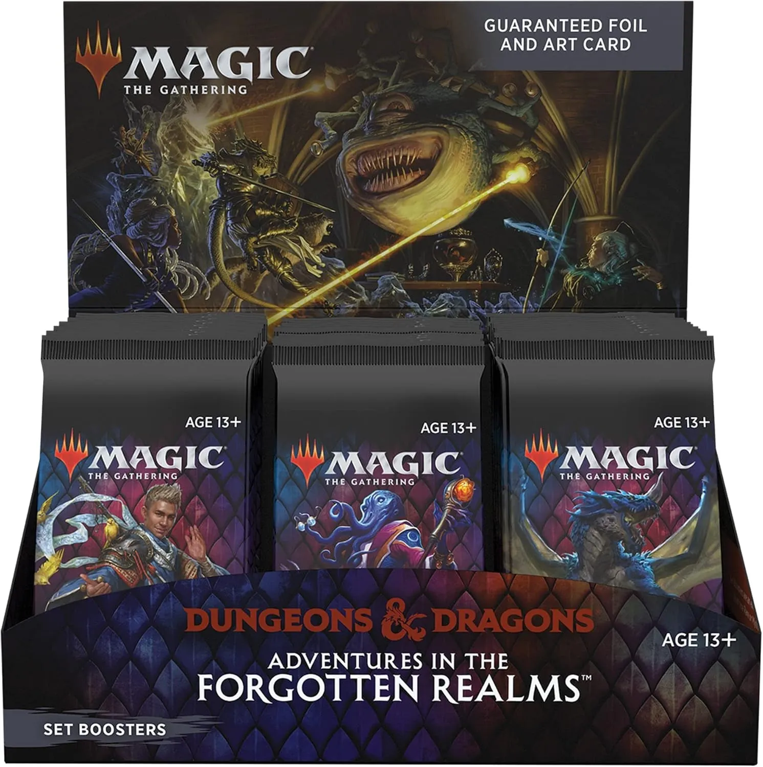 Magic: the Gathering Adventures in the Forgotten Realms Set Booster Box, 30 Packs, for Ages 13 
