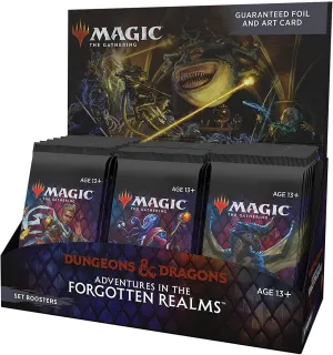 Magic: the Gathering Adventures in the Forgotten Realms Set Booster Box, 30 Packs, for Ages 13 
