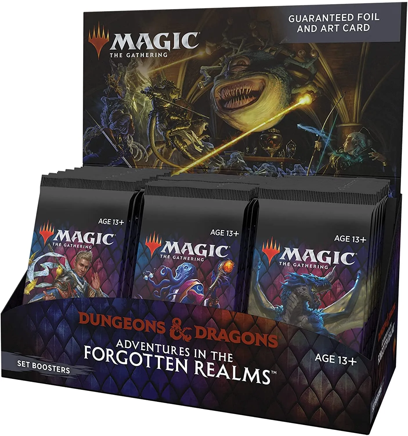 Magic: the Gathering Adventures in the Forgotten Realms Set Booster Box, 30 Packs, for Ages 13 