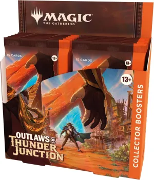 Magic: The Gathering Outlaws of Thunder Junction Collector Booster Box - 12 Packs (180 Magic Cards)