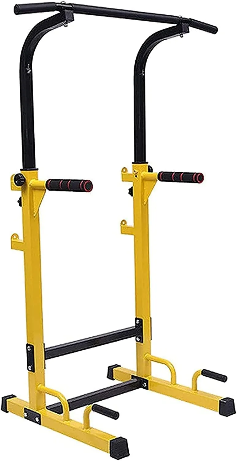MaGiLL Pull Up Bar Barbell Rack Power Tower Workout Pull Up Dip Station Adjustable Multi Function Home Gym Bearing 200Kg